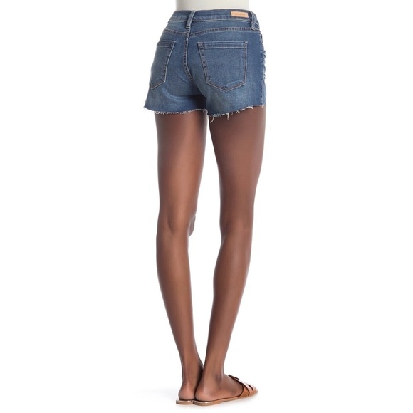 [Blank NYC] Distressed Denim Jeans Shorts - Picture 3 of 5